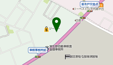 テルルゆめまち習志野台モール店の地図画像
