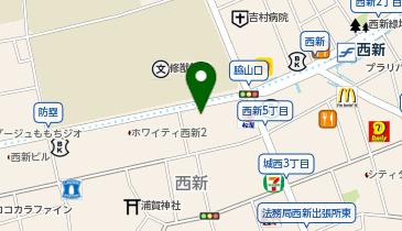 パソコン市場 西新店の地図画像