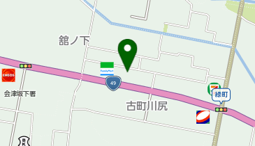 銀座 会津坂下店の地図画像