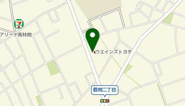 ウエインズトヨタ神奈川 大和鶴間店の地図画像