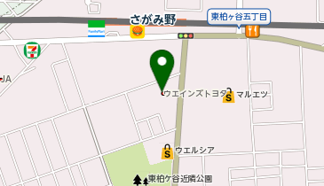 ウエインズトヨタ神奈川 さがみ野店の地図画像