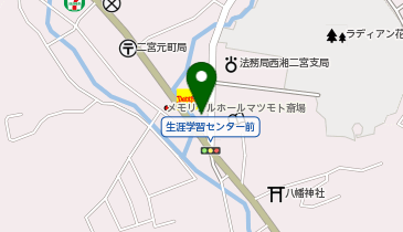 ウエインズトヨタ神奈川 二宮店の地図画像