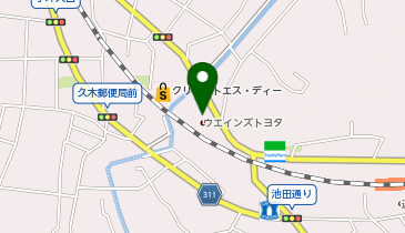 ウエインズトヨタ神奈川 逗子マリン店の地図画像
