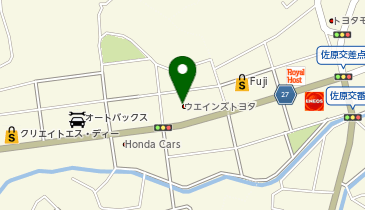 ウエインズトヨタ神奈川 横須賀西店の地図画像