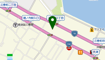 ウエインズトヨタ神奈川 横須賀三春町店の地図画像
