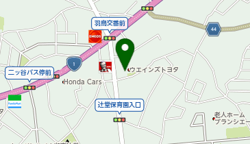 ウエインズトヨタ神奈川 湘南辻堂店の地図画像