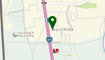 ウエインズトヨタ神奈川 大和下和田店の地図画像