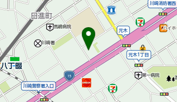ウエインズトヨタ神奈川 川崎日進店の地図画像