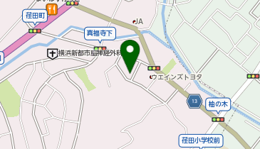 ウエインズトヨタ神奈川 青葉荏田店の地図画像