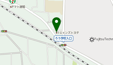 ウエインズトヨタ神奈川 中原店の地図画像