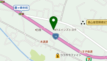 ウエインズトヨタ神奈川 鶴ケ峰店の地図画像