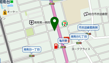 ウエインズトヨタ神奈川 湘南台店の地図画像