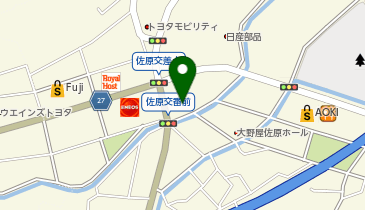 ウエインズトヨタ神奈川 横須賀佐原店の地図画像