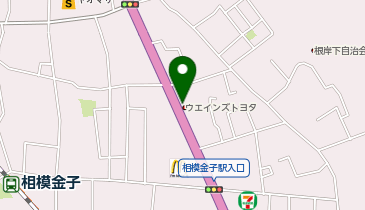 ウエインズトヨタ神奈川 大井松田店の地図画像