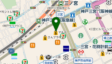 ベストライフ 三宮 神戸マルイ店の地図画像