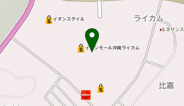 ベストライフ イオンモール沖縄ライカム店の地図画像
