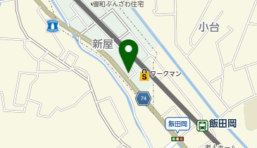 マリンボックス 飯田岡 屋外型トランクルームの地図画像
