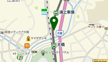 マリンボックス 大橋 屋外型ミニトランクルームの地図画像