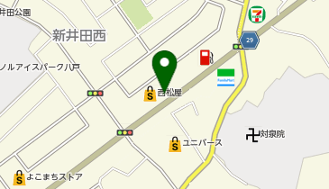 マリンボックス 新井田 屋外型トランクルームの地図画像