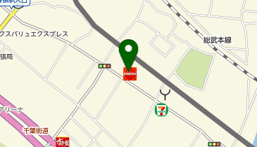 ワンズレンタカー 幕張店の地図画像