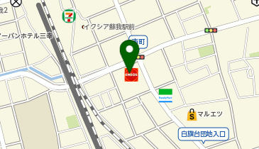 ワンズレンタカー 蘇我駅前店の地図画像