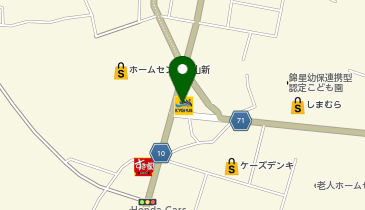ワンズレンタカー いわき錦町店の地図画像