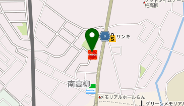 ワンズレンタカー 柏高柳店の地図画像
