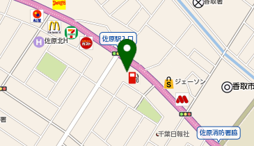 ワンズレンタカー 佐原駅前店の地図画像
