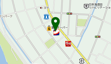 ワンズレンタカー 酒田若竹店の地図画像