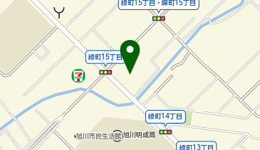 ワンズレンタカー 旭川近文店の地図画像
