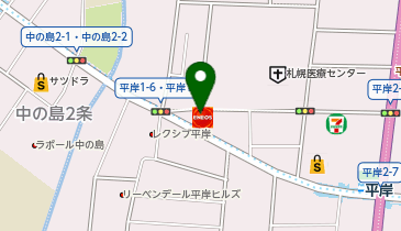 ワンズレンタカー 札幌平岸2条店の地図画像