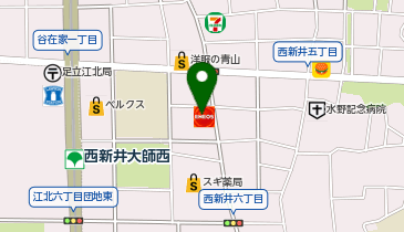 ワンズレンタカー 西新井大師西駅前店の地図画像