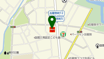 ワンズレンタカー 函館五稜郭店の地図画像