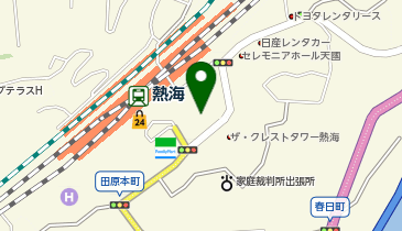 ワンズレンタカー 熱海駅前店の地図画像