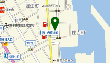 ワンズレンタカー 鹿児島天文館店の地図画像