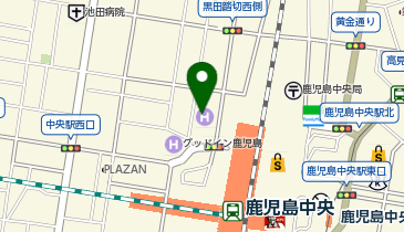 ワンズレンタカー アパホテル鹿児島中央駅前店の地図画像