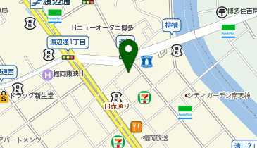 ワンズレンタカー アパホテル福岡渡辺通駅前店の地図画像