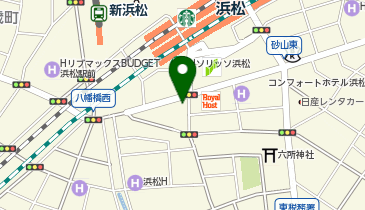 ワンズレンタカー オープン準備中浜松駅新幹線口店の地図画像