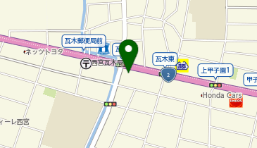 ワンズレンタカー 西宮甲子園店の地図画像