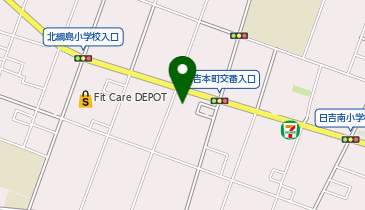 ワンズレンタカー 日吉本町駅店の地図画像