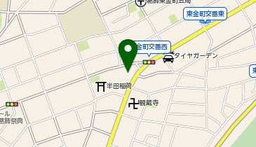 ワンズレンタカー 東金町店の地図画像