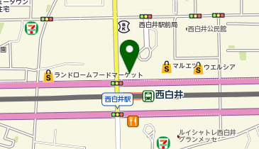 ワンズレンタカー 西白井駅前店の地図画像