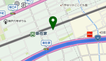 ワンズレンタカー 神戸灘店の地図画像