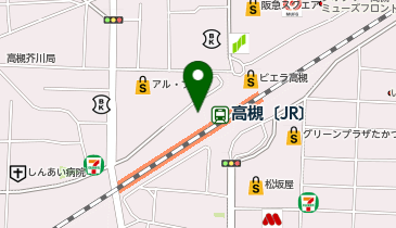 ワンズレンタカー JR高槻駅前店の地図画像