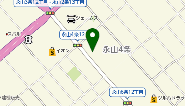 ワンズレンタカー 旭川永山店の地図画像