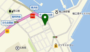ワンズレンタカー 五島福江港店の地図画像