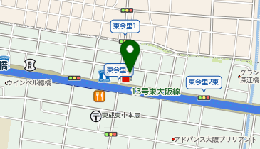 ワンズレンタカー 大阪緑橋店の地図画像