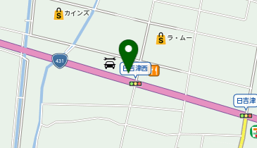 サンキューカット 日吉津店の地図画像