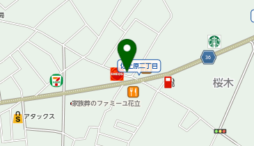 サンキューカット 健軍店の地図画像