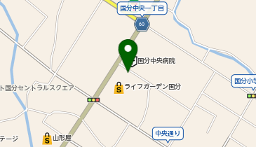 サンキューカット 国分中央店の地図画像